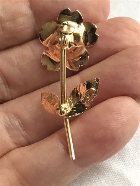 Vintage Danecraft Pearl Gold Filled Wedding Flower Brooch Etsy