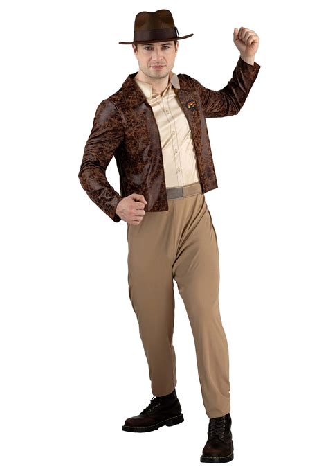Adult Indiana Jones Qualux Costume Movie Costumes