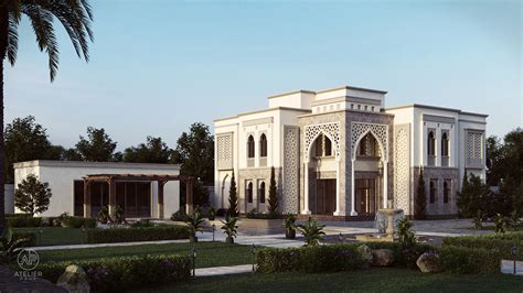 Islamic Villa Cristian Paul Carreon Cgarchitect Architectural Visualization Exposure
