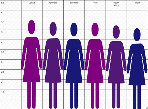 Someone Posts A Pictograph Of Average Female Height And Peoples