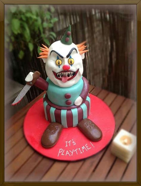 Cake Halloween Clown Scary Halloween Cakes Scary Cakes Haunted House Halloween Party