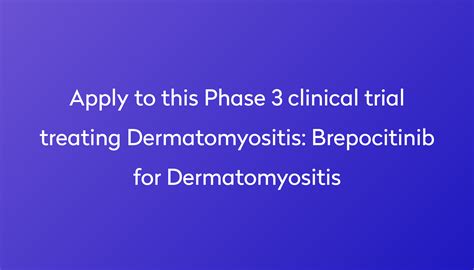 Brepocitinib For Dermatomyositis Clinical Trial 2024 Power