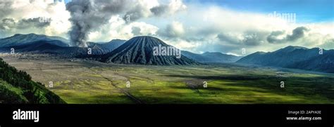 Mount Bromo Volcano East Java Indonesia Stock Photo Alamy
