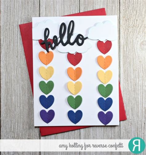 Uno reverse card with hearts gsnkhurray. Reverse Confetti | Rainbow card, Blog hop, Card kit
