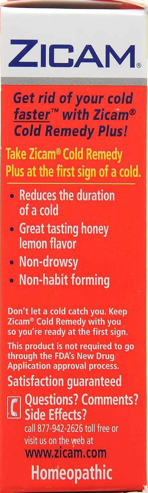 Zicam Honey Lemon Cold Remedy Plus Oral Mist 1 Fl Oz