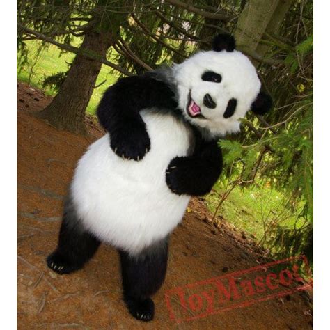 Realistic Panda Mascot Costume For Adult