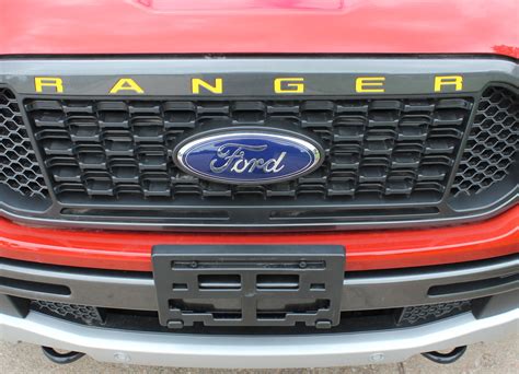 2019 2022 Ford Ranger Decals Grill Text Letters Decals Vinyl Graphics