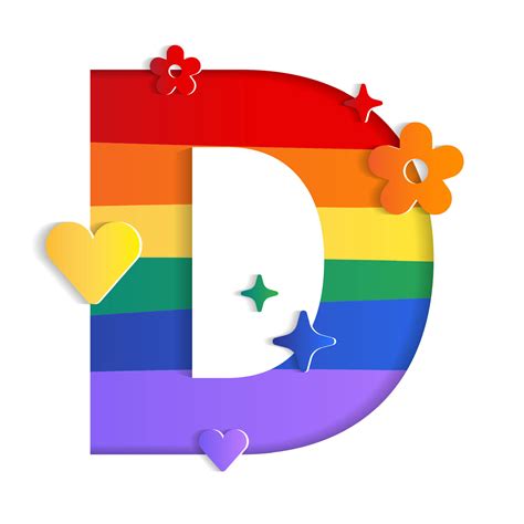 Download Rainbow Love D Wallpaper