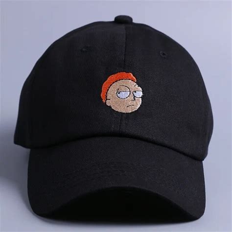 The New Us Animation Rick Caps Dad Hat Rick And Morty Hats Adjustable