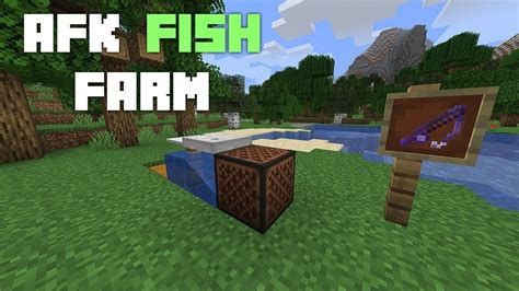 How To Make Afk Fish Farm In Minecraft 2020 Very Useful Youtube