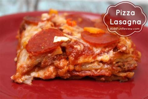 Cheesy Pizza Lasagna Recipe Sweet Party Place