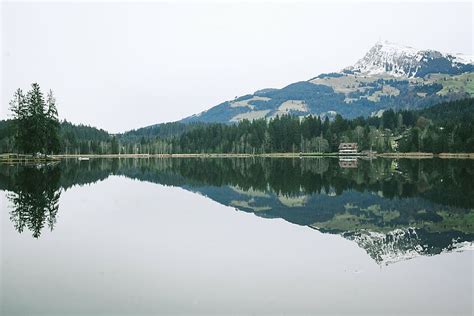 Lake Mountain Nature Reflection Scenic Trees Water Forest Piqsels