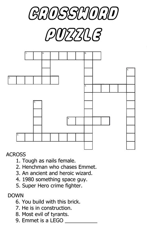 Print the crossword and optionally the answer key on page two. Printable Elementary Crossword Puzzles | Printable Crossword Puzzles
