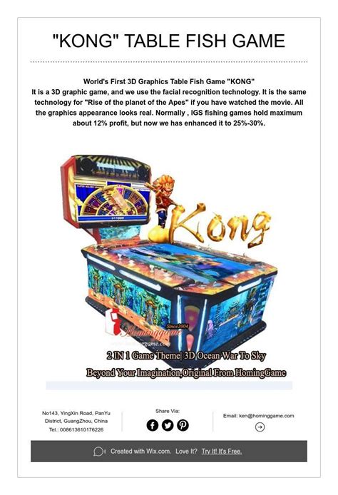 Whether you're an avid fish game player or you own a fish game table at your place of business, we believe you'll love the convenience of downloading our app to play at home or to offer your arcade guests a different way to play their favorite games. "KONG" TABLE FISH GAME | Fishing game, Arcade game ...