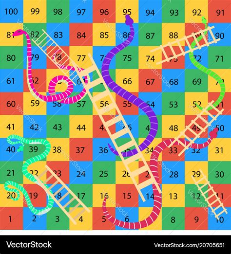 Snakes And Ladders Printable