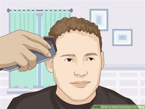Alternately coconut oil or olive oil can also be used for this process because they moisturize. 4 Ways to Style Curly Hair (for Men) - wikiHow