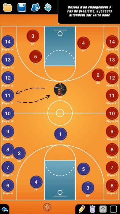 Télécharger Planche Tactique Basketball Pour Iphone Ipad Sur Lapp