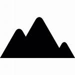 Icon Mountain Summit Icons Berg Symbol Gipfel