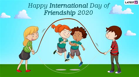 It is a time to express one's gratitude and love for another. Festivals & Events News | Happy International Friendship ...