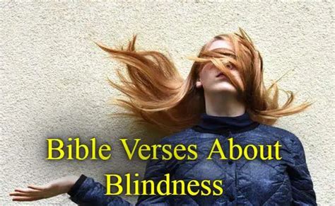 【top】37bible Verses About Blindness Kjv Scriptures