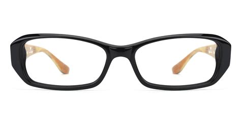 Robion Rectangle Eyeglasses In Black Sllac