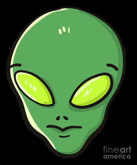 Raid Area 51 Alien Head Digital Art By Flippin Sweet Gear