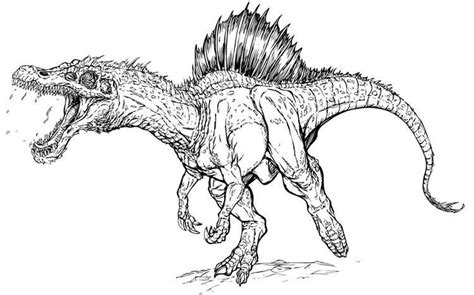 21 Spinosaurus Vs T Rex Coloring Pages