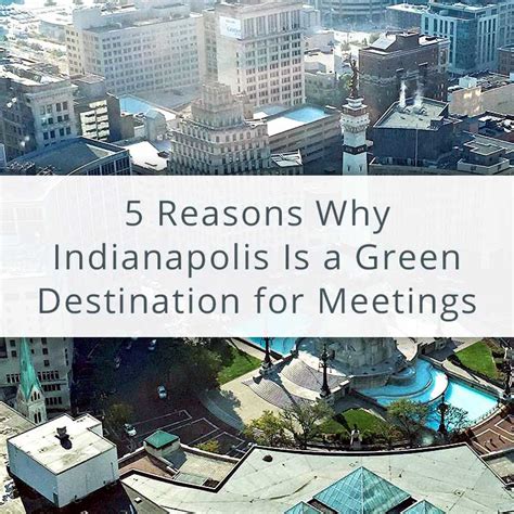 5 Reasons Why Indianapolis Is A Green Destination For Meetings