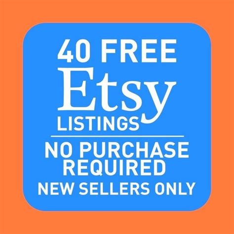 40 Free Etsy Listings For New Sellers No Purchase Required View