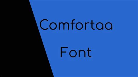 Comfortaa Font Free Fonts Vault