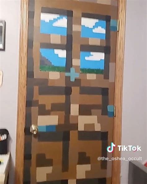 See more ideas about minecraft, minecraft designs, minecraft blueprints. Minecraft Room/ Door Inspo in 2020 | Minecraft room, Painted doors, Occult