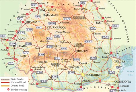 Romania map by googlemaps engine: Romania Map Detailed - ToursMaps.com
