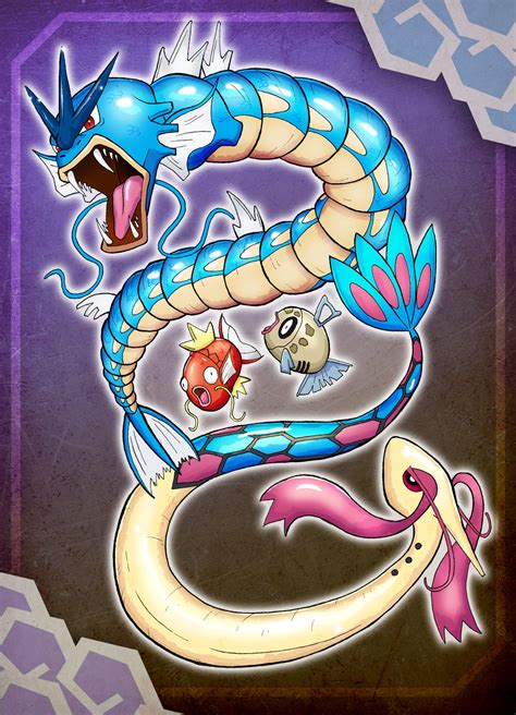 Gyarados And Milotic By Demigod64 On Deviantart