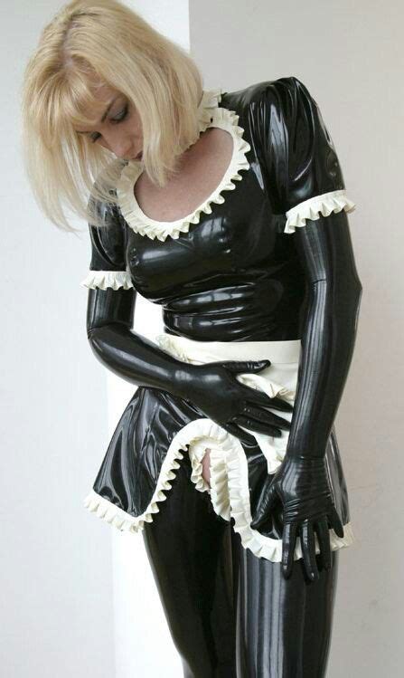 maid latex sissy maid dresses sissy maids rubber dress latex cosplay outfits leather