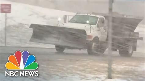 Massive Winter Storm Hits Northeast Nbc Nightly News Youtube