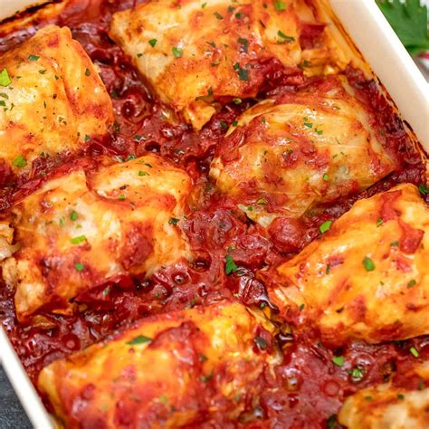 Ground Beef And Rice Stuffed Cabbage Rolls Recipe
