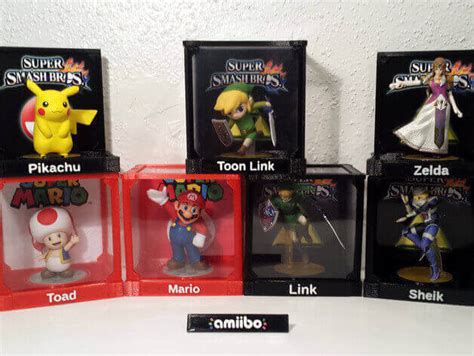 10 Awesome Amiibo Stands And Display Cases To 3d Print All3dp