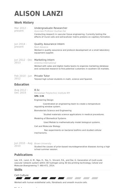 Delete this header text and enter your name, as well as any contact information by which you want the recruiter to contact you. Resume Format Undergraduate | Resume templates, Resume ...
