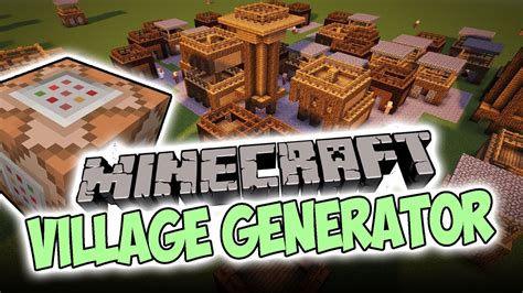 Minecraft Command Village Generator Tadhg Ware