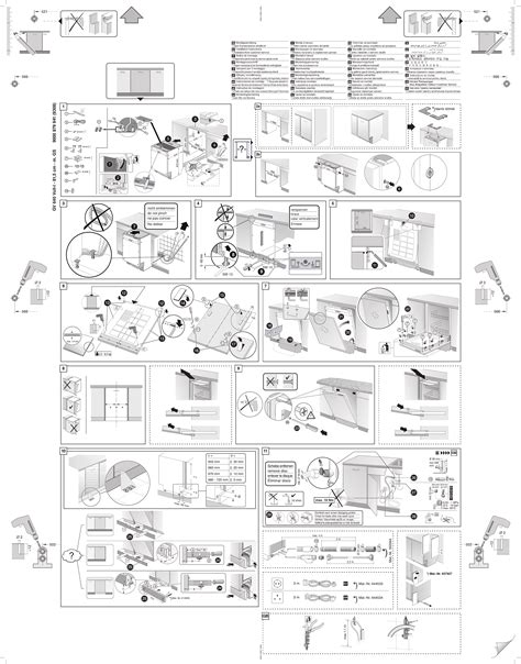 Bosch Dishwasher Fully Integrated Serie Installation Instructions