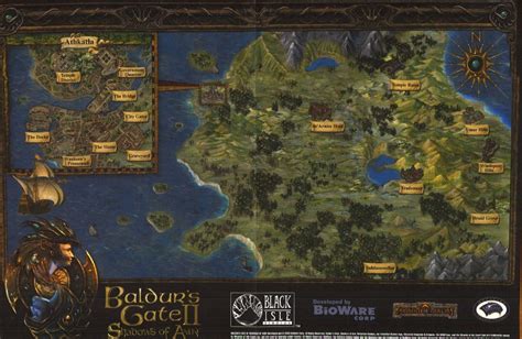 Baldurs Gate 2 Map Baldurs Gate 2 Fantasy World Map Forgotten Realms