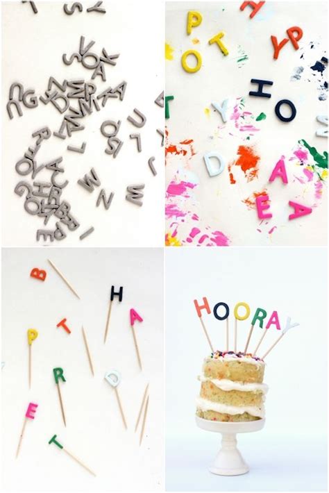 Diy Easy Alphabet Cake Toppers Alphabet Cake Diy Cake Topper