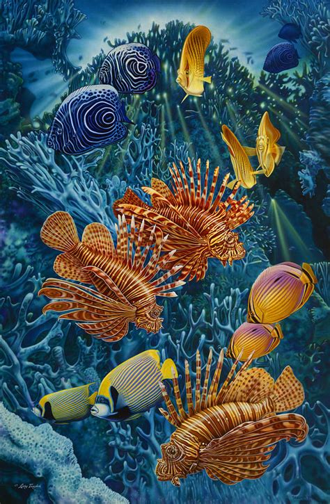 Reef Two Painting By Jq Licensing Pixels