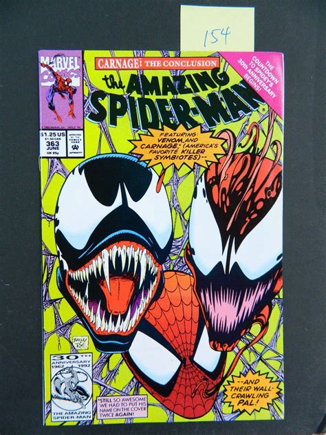 The Amazing Spider Man 363 Carnage The Conclusion Venom Marvel Comics