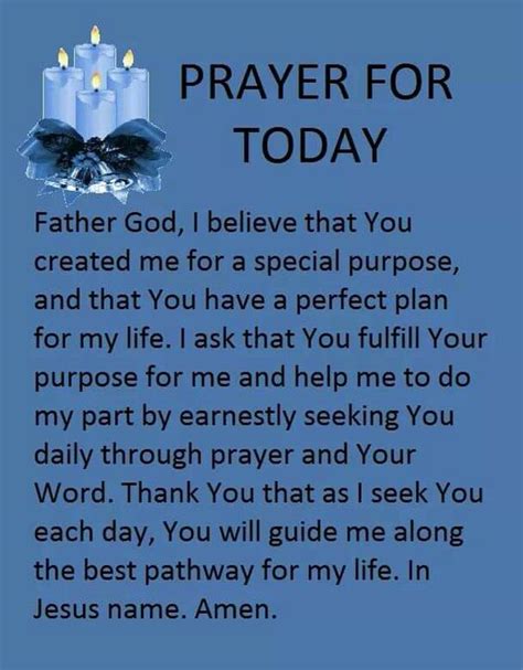 Prayer For Today Prayer For And Today My Birthday On Pinterest