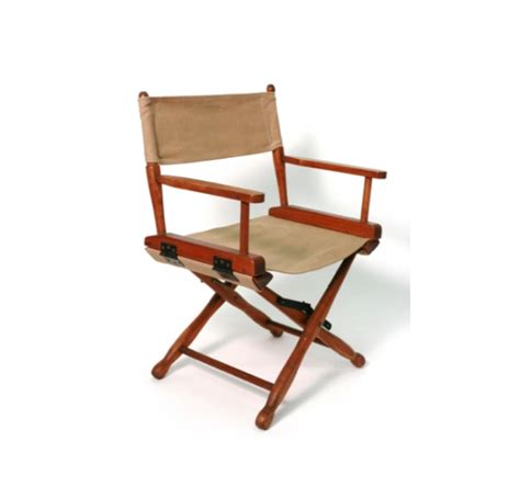 Short Directors Chair With Canvas Seat — Hook Props