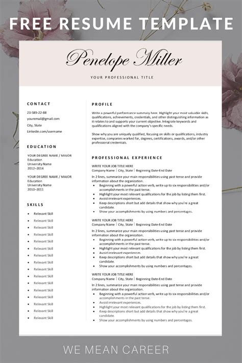 +60 professional cv templates fully editable for job application. Looking for a free, editable resume template? Download ...