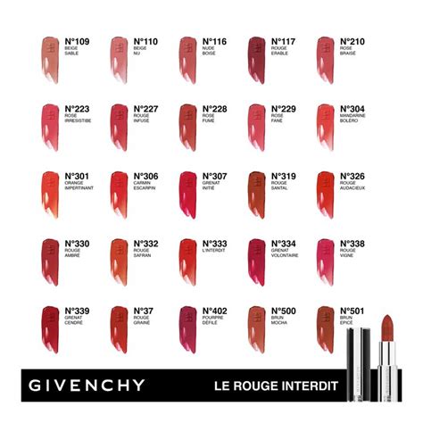 Buy Givenchy Le Rouge Interdit Intense Silk Lipstick Sephora Australia