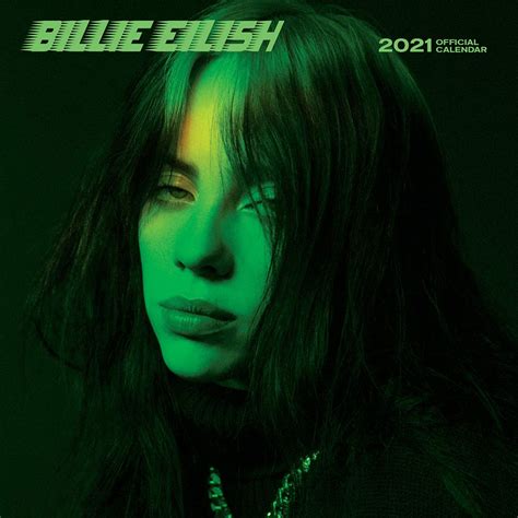 After developing her vocals, she started writing an performing her own songs. Billie Eilish 2021 Mini Wall Calendar