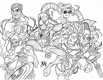 Coloring Avengers Marvel Printable Colouring Adults Tone